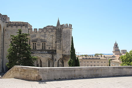 Avignon, Papa, Palais des papes, França, arquitetura, locais de interesse, edifício
