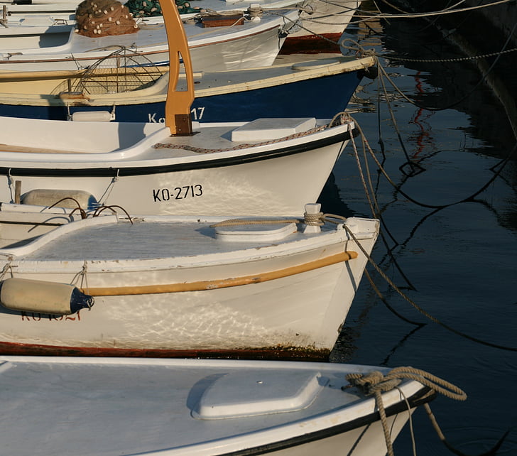 Adriatiska havet, båt, havet, Kroatien