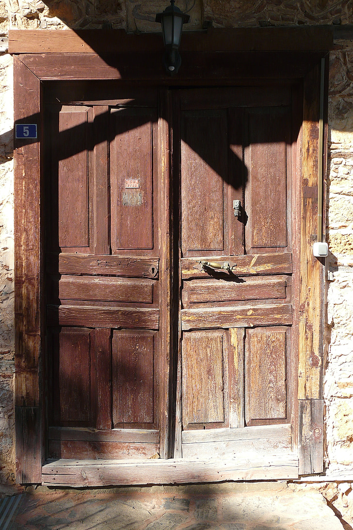 vhodna vrata, Alanya, Turčija, stari, starinsko