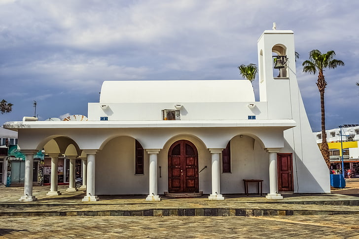 cyprus, ayia napa, church, orthodox, religion, architecture, christianity