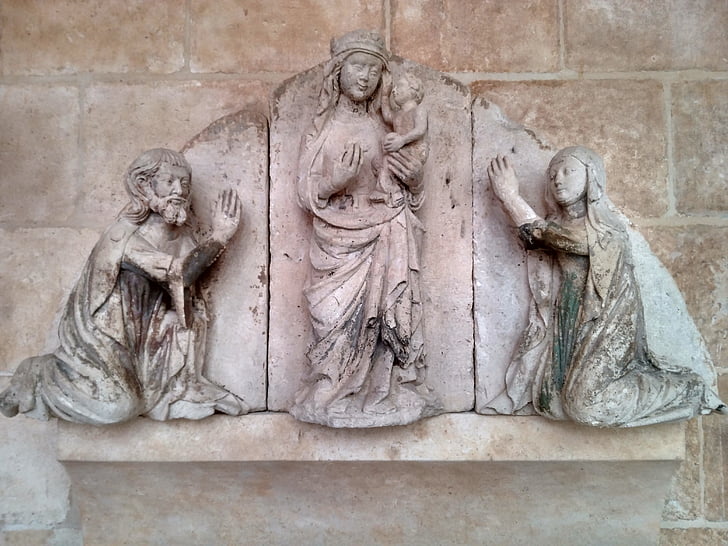 kunst, het platform, Burgos, Spanje, steen, beeldhouwkunst, religie