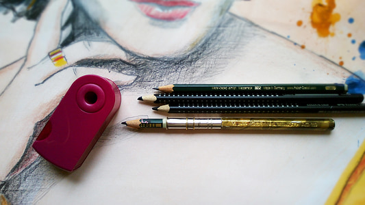 painting, draw, pencils, pens, watercolour, paint, equipment
