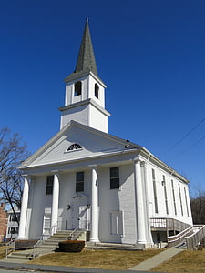 baptistu, baznīca, Grafton, Massachusetts, arhitektūra, Kristietība, reliģiskā