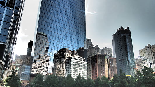 Нью-Йорк, Всемирный торговый центр, 1wtc, Мемориал, США, Памятник, 9 11