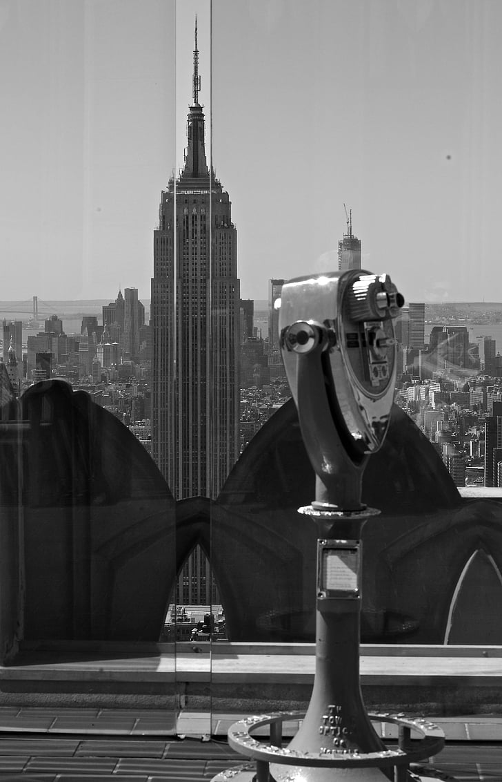 City, panoraam, pilvelõhkuja, Manhattan, linnaruumi, Urban, Uus