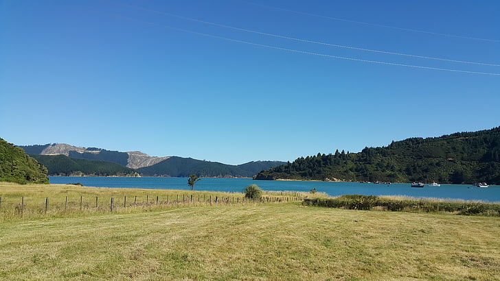 krajobraz, NZ, Marlborough
