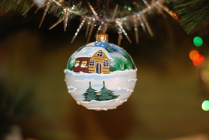Vianočný strom, lopta, Vianočné ozdoby, ples Silvester, Ornament, Vianočný strom hračky, vianočné gule