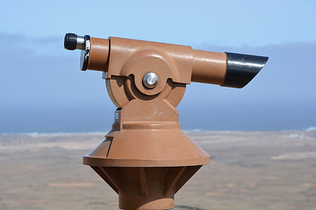 pogled, daljnogled, krajine, ročni teleskop, teleskop, gledal, morje