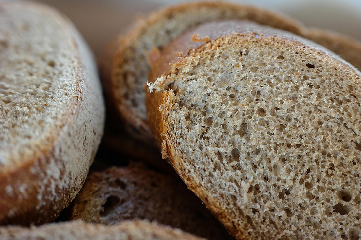 leib, ketas, viil leiba, pruun leib, Pagari, küpsetatud, toidu