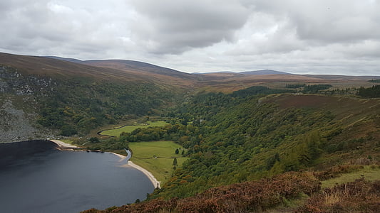 湖 tay, アイルランド, 湖, 風景, 田園地帯, 風景, 静かです