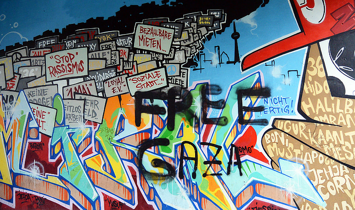 Graffiti, katutaide, kaupunkien art, seinämaalaus, Art, spray, graffitiseinä