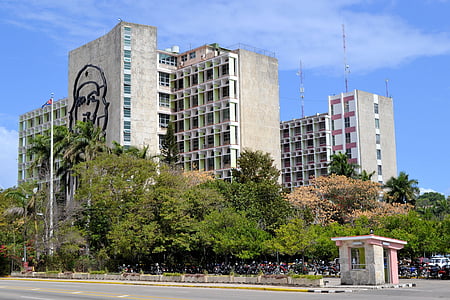 Хавана, Куба, площад революция, Che guevara, сграда