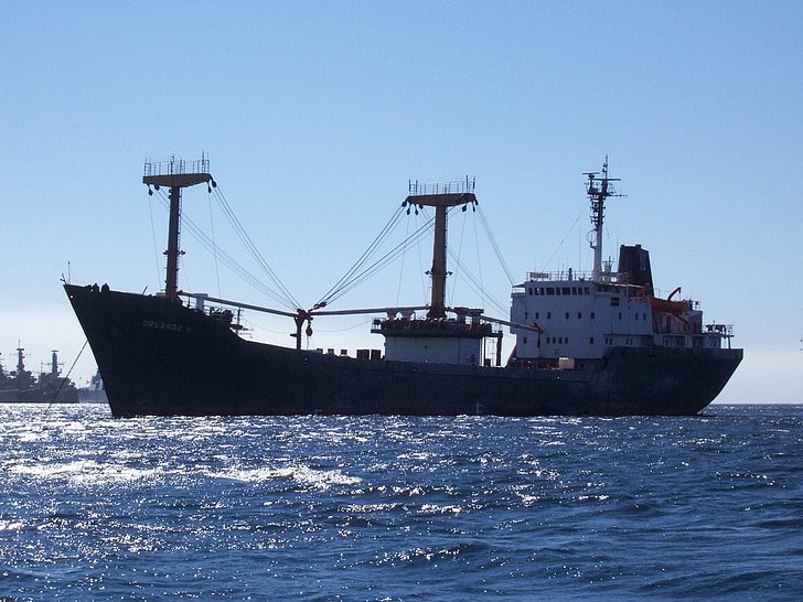 navio de, nave, transportes, do transporte, carga, mar, Porto