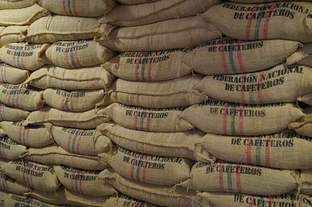 café de Colombie, café en sac, sac de café, café colombien
