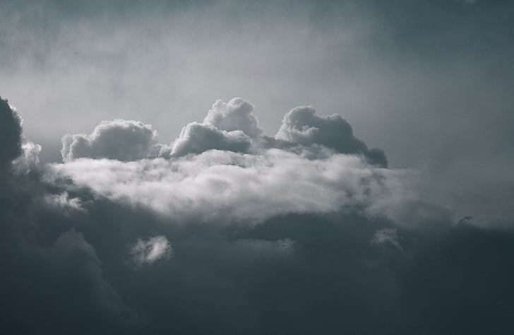 konsistens, Sky, moln, vind, Storm, Väder, Foto