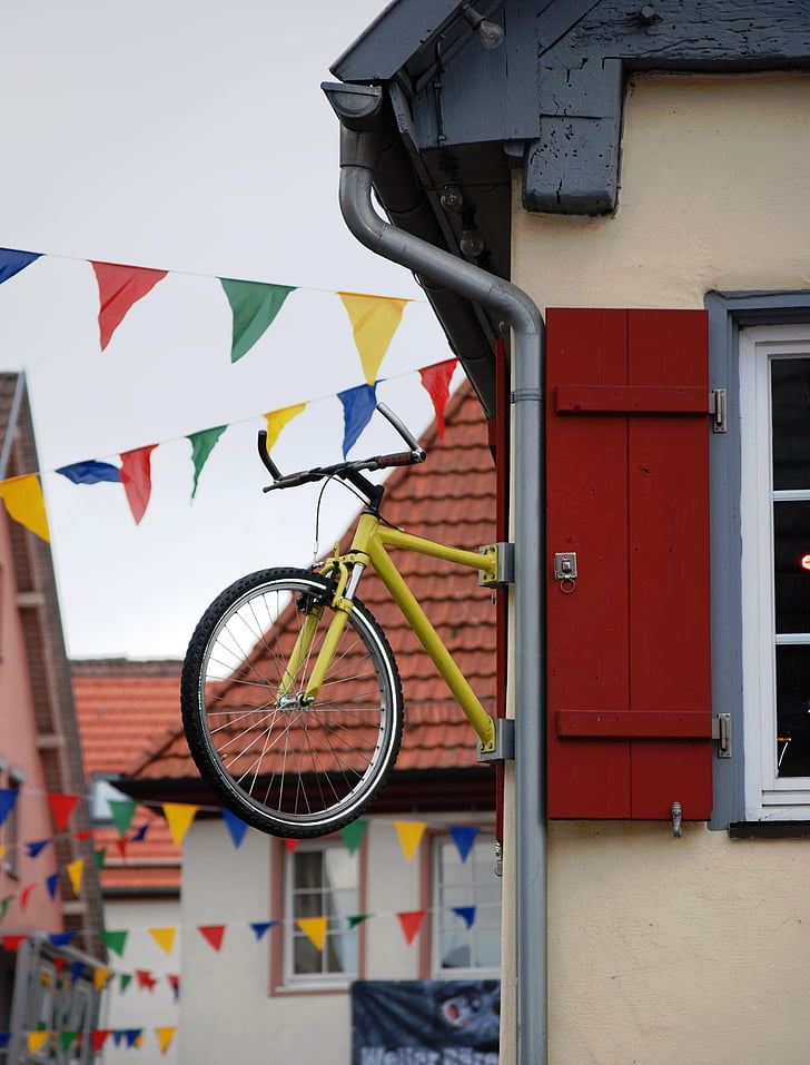 Fahrrad, Jahrgang, Räder, Deutschland, Fahrrad, hängende, Bike-shop