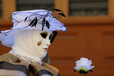 Karnaval, masker, menyamar, Venesia, tidak ada orang, di dalam ruangan, Close-up
