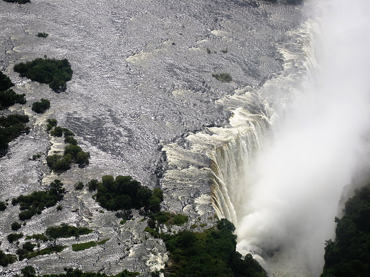 Victoria falls, Zâmbia, água, Cachoeira, África, movimento, natureza