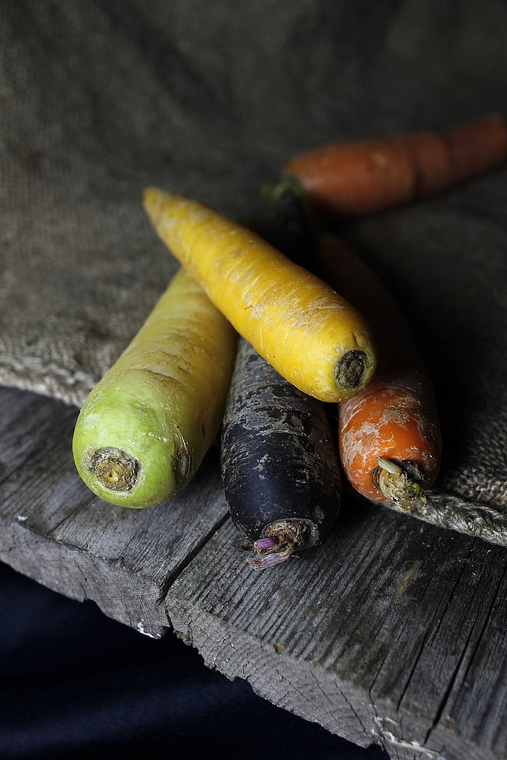 morcovi, morcov, legume, să crească, timpul secerişului, mat, vegan