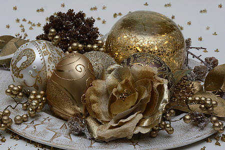 boules de Noël, Christmas, décorations de Noël, boules de, décoration, carte de voeux, décoration de Noël