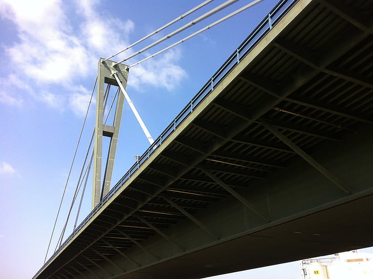 Most, mostem, autostrady, filar, mostowych, Pylon, A3