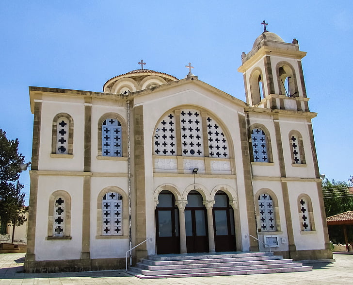 Chipre, alethriko, Iglesia, ortodoxa, arquitectura, religión