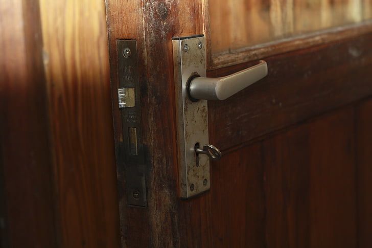 khóa, cửa, an ninh, chìa khóa, an toàn, mở, mở khóa