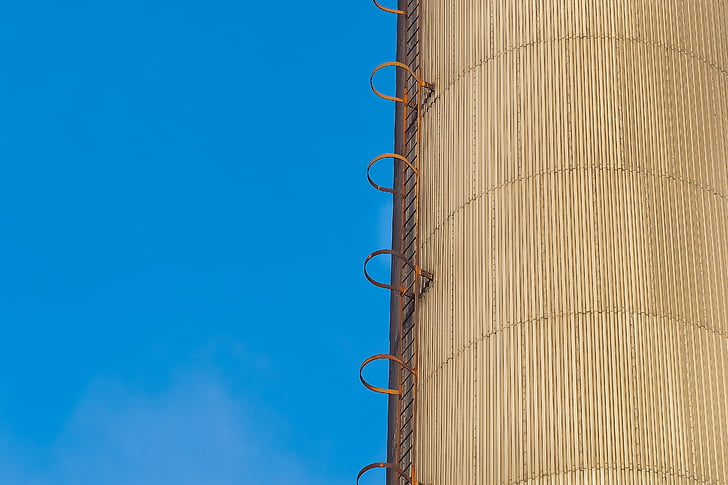 architecture, chimney, building, high, head, stairs, factory