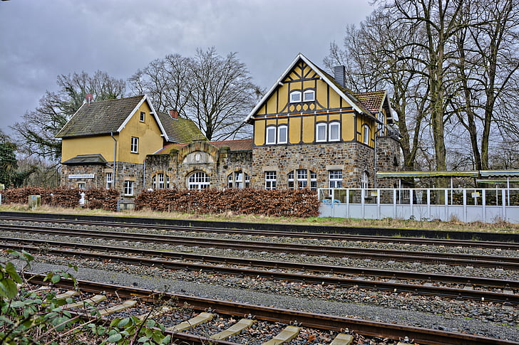 Treinstation, Osnabrück, trein