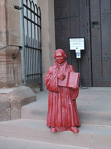 Luther, Iglesia, estatua de, año de Luther, protestante