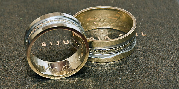 วงแหวน, งานแต่งงาน, แหวนแต่งงาน, ความรัก, การแต่งงาน, ทอง, เครื่องประดับ