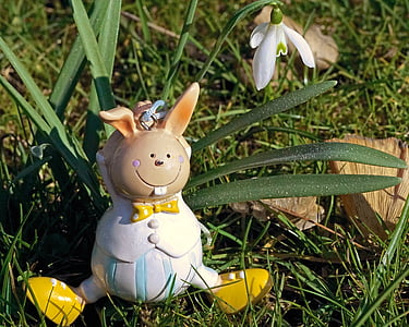 easter, easter decoration, bunny, easter bunny, hare, spring, figure