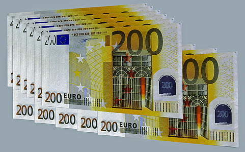Euro, Finance, argent, pièces de monnaie, fermer, enregistrer, changer
