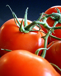 tomatid, köögiviljad, terve, punane, toidu, maitsev, Frisch