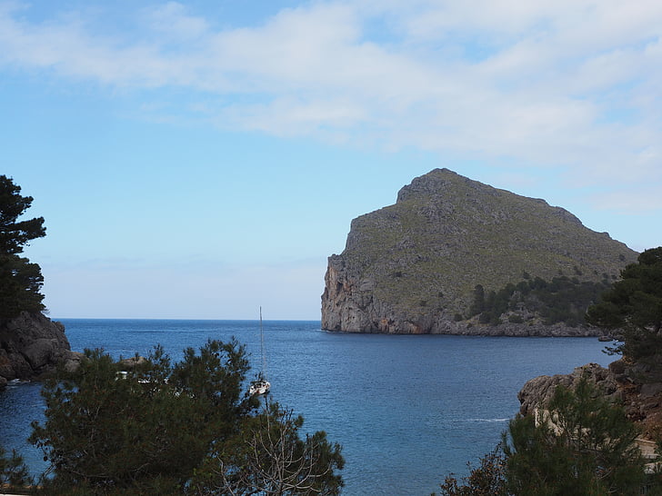 eltelt, SA calobra, Bay sa calobra, Serra de tramuntana, tenger öböl, Mallorca, Nevezetességek