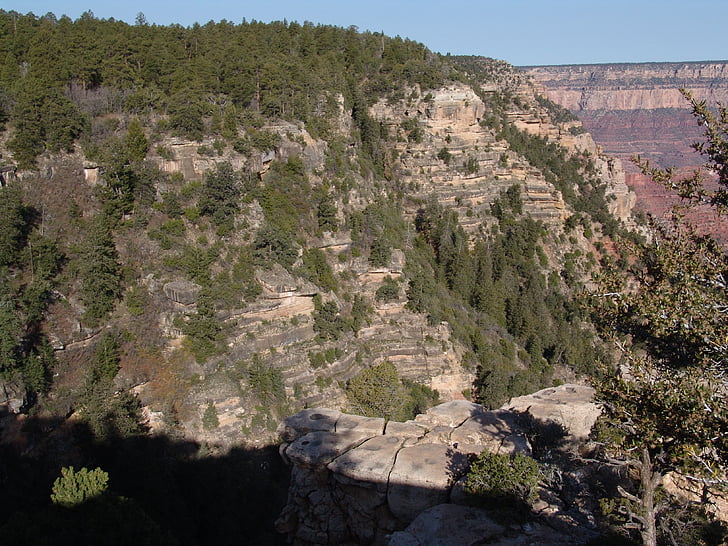 grand canyon, Arizona, é.-u., nature, Parc national, gorge, vue