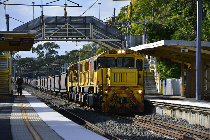 Brisbane, Ipswich, tog, jernbane, jernbane, transport, transport