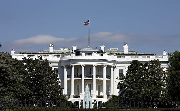 white house, mansion, president, home, architecture, building, icon