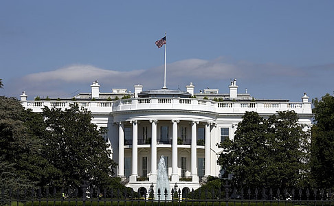 witte huis, herenhuis, de Voorzitter, Home, het platform, gebouw, pictogram