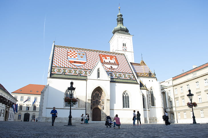 Catedral, Zagreb, Croácia, Igreja, cidade, Europa, arquitetura