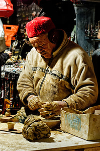 potter, artisan, terracotta, clay, people, cultures, market