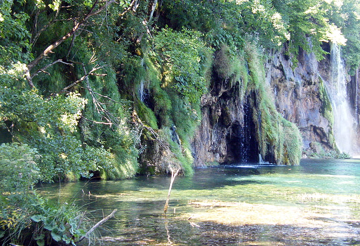 plitvice lakes, waterfall, lake, europe, water