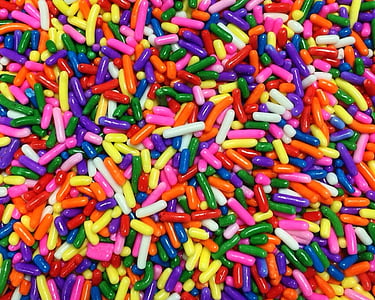 Candy, nappages, Sweet, coloré, sucre, multi couleur, aliments sucrés
