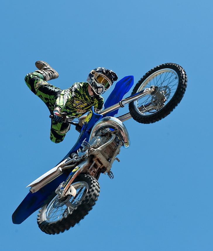 moto, Stunt, sauter, Motocross, style, FMX, juges