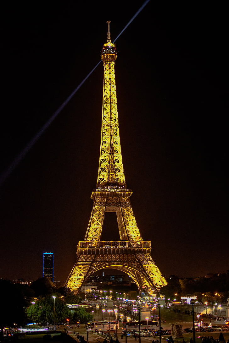 Paris, Menara Eiffel, tempat-tempat menarik, Prancis, arsitektur