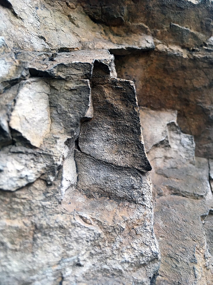 texture, rock, stone, fracture, lichen, solid, hard