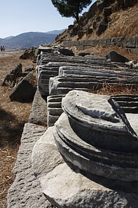 mármore, antiga, Arqueologia, viagens, pedra, Grego, cultura
