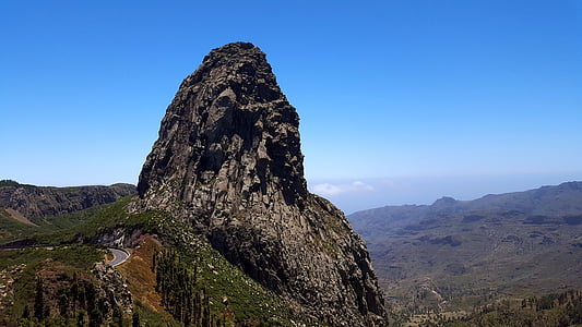 reptiles de la, Reserva natural, conservación del patrimonio histórico, roca, acantilado, Islas Canarias, montaña