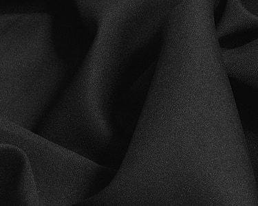 noir, tissu, matériel, fond tissu, texture de fond noir, modèle, conception