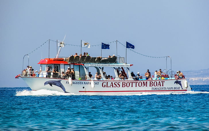 kryssning båt, turism, semester, havet, sommar, Cypern, Ayia napa